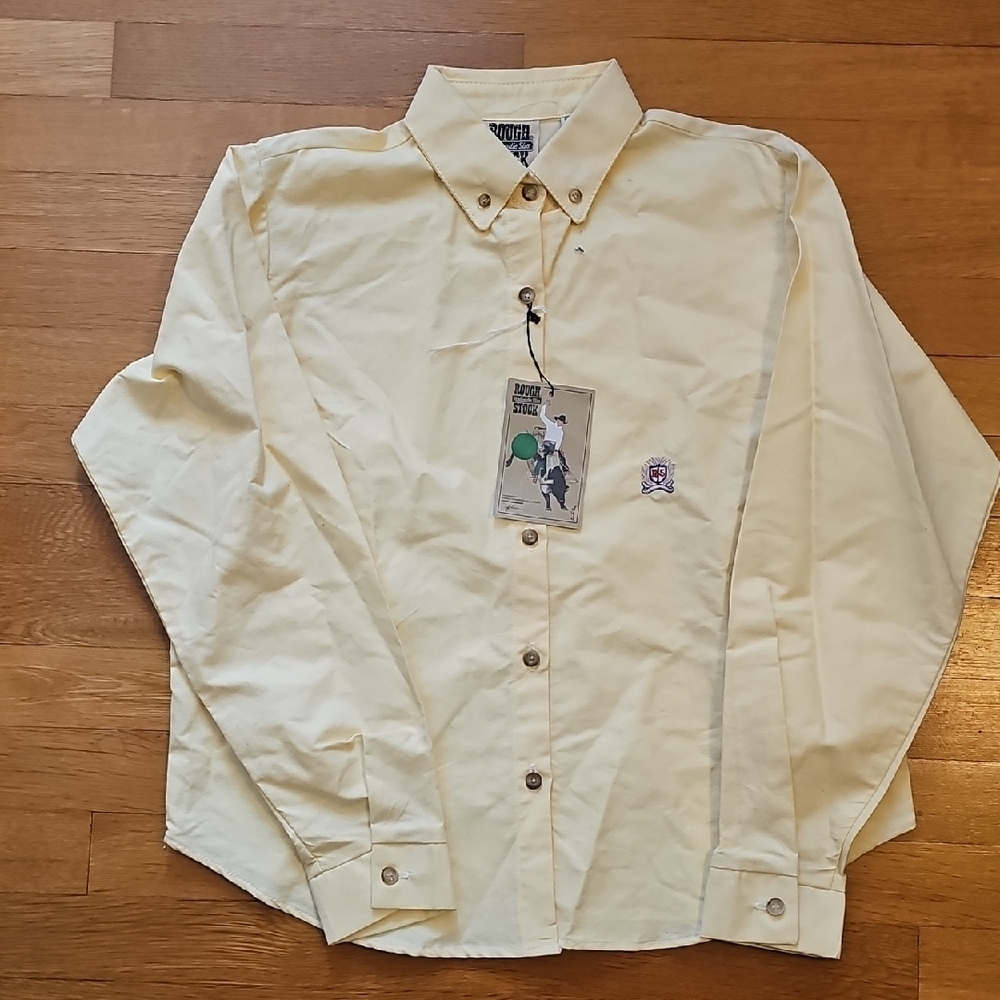 BOYS Cream Shirt - Picture 1 of 5